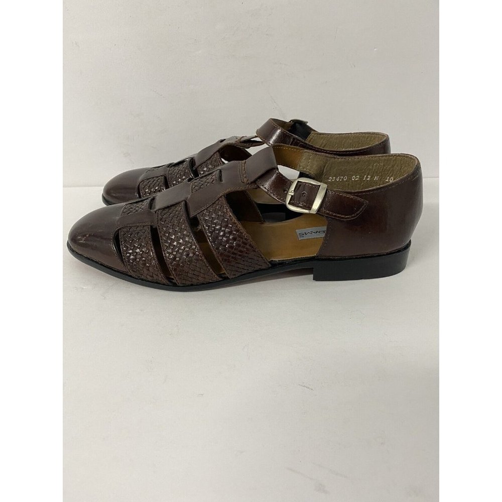 Stacy Adams brown leather casual shoe 12 M - Picture 6 of 7